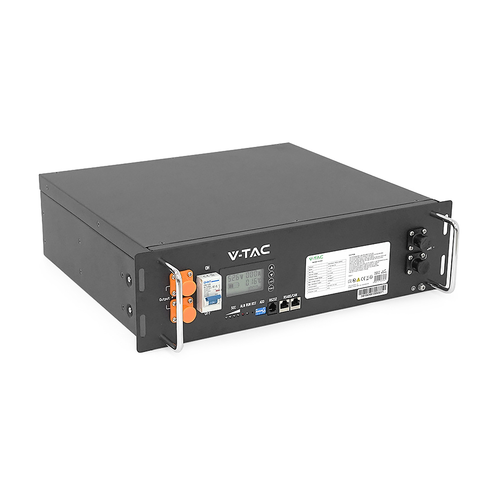 Акумуляторна батарея(рекова) V-TAC CEI-021 LiFePO4 5.12kWh 100Ач,(100 / 100A) 445*400*130,41kg