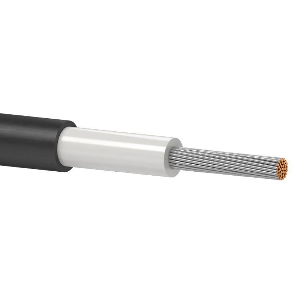 Кабель Одескабель H1Z2Z2-K 1*6 black 6 mm2, котушка.500м, чорний