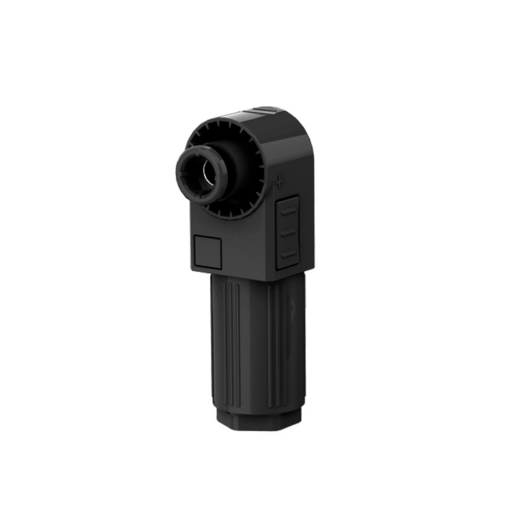 Силовий роз'єм для АКБ SRDB-70 (тато), кутовий, 70А, 1500V, IP67, Black
