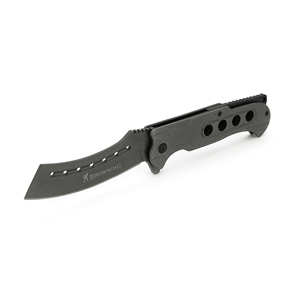 Ніж складний Browning-363, ручка сталь, довжина 228 мм, 235 гр, Grey, Box