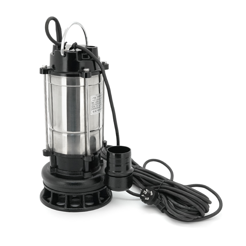 Занурювальний насос, 1100W, 220V, до 8 м³/год, підйом до 12 м, 50мм, нержавіюча сталь, 415х200х245 мм, 9,550 кг. + перехідник