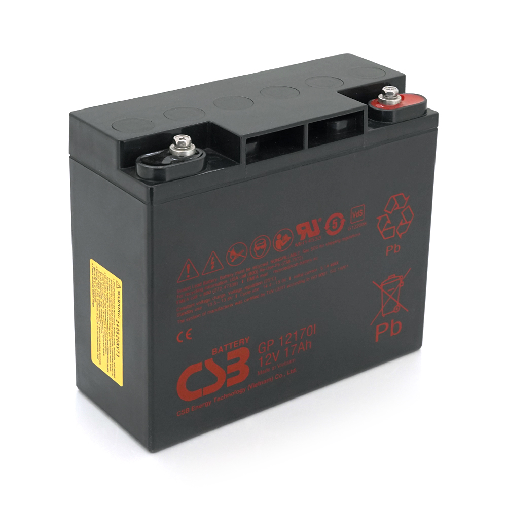Акумуляторна батарея CSB GP12170I, 12V 17Ah (181х77х167мм), М5, Q4 / 96