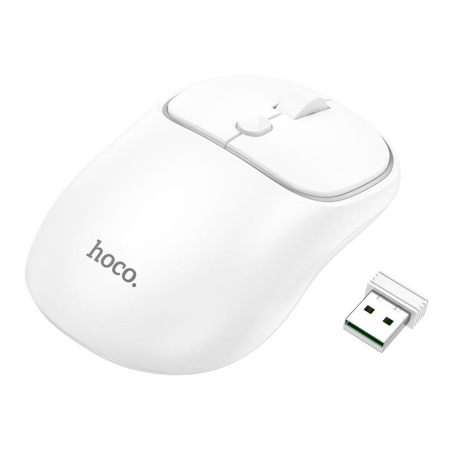 Миша бездротова HOCO GM25, 1600DPI, 2.4GHZ, White, Blister