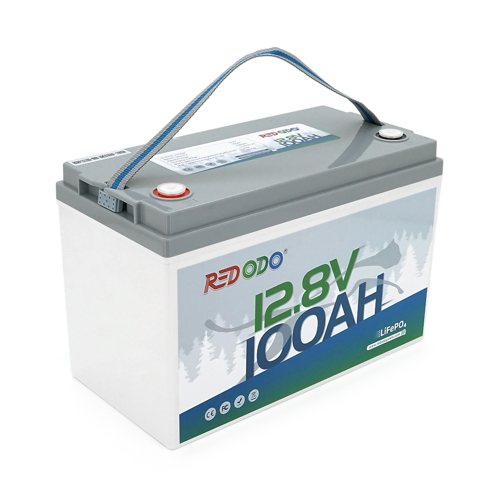 Акумулятор LiFePO4 Redodo 12.8V 100Ah, 1280Wh, BMS 100A, BASIC, ≥4000 циклів, 329*172*214мм, 11kg