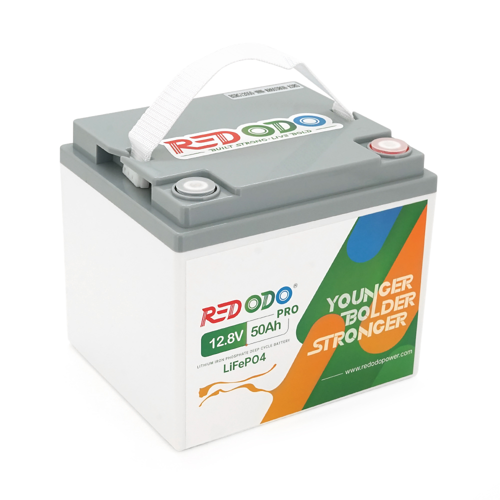 Акумулятор LiFePO4 Redodo 12.8V 50Ah, 640Wh, BMS 50A, PRO, ≥4000 циклів, 198*166*170мм, 5.29kg