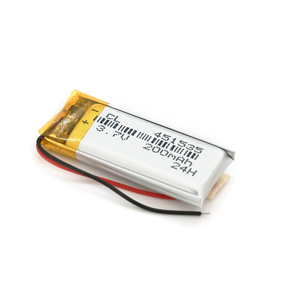 Літій-полімерний акумулятор 4,5*15*35mm 3,7V (Li-ion 3.7В 200мА&middot;год)