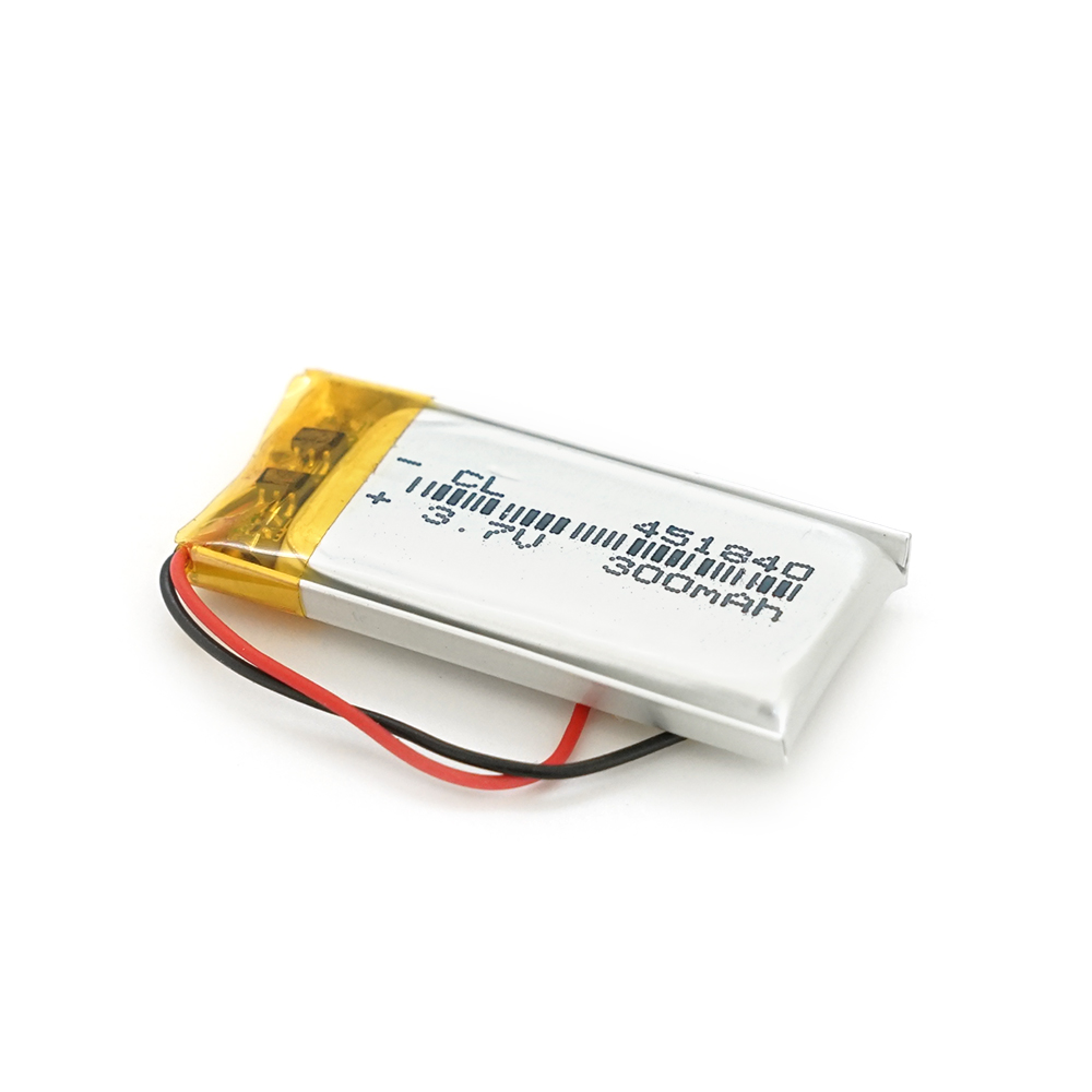 Літій-полімерний акумулятор 4,5*18*40mm 3,7V (Li-ion 3.7В 300мА&middot;год)