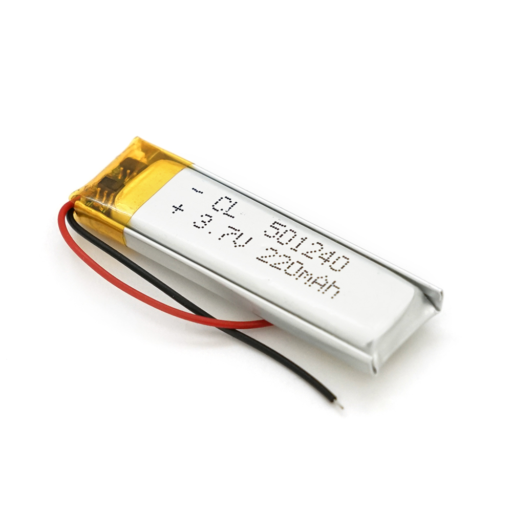 Літій-полімерний акумулятор 5*12*40mm (Li-ion 3.7В 220мА&middot;год)