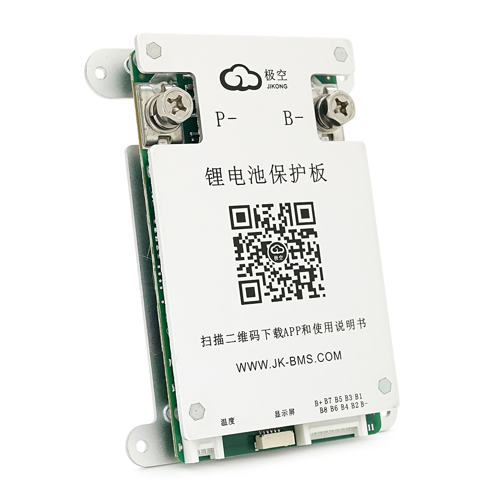 BMS плата JK-BD4A8S4P Li-Ion/LiFePo4/LTO 4S-8S, 40A, RS485, 2.8mΩ, Bluetooth, Ballance 0.4A + кнопка