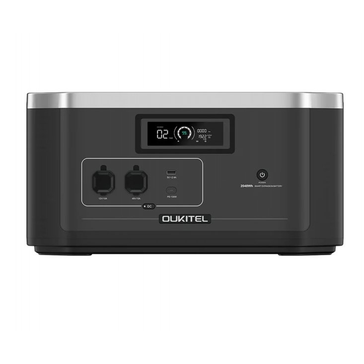 Додаткова батарея OUKITEL B2000E (ємність 2048 Вт·год), LiFePO4, потужність 2000 Вт (пікова 4000 Вт), 474x295x242 мм, вага 18.6 кг