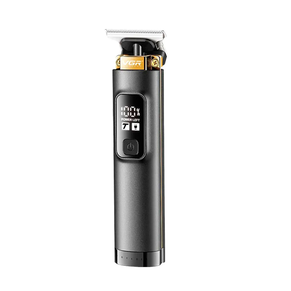 Тример VGR V-985, 3 насадки, LED display, акумулятор 1500mAh, Black, Box