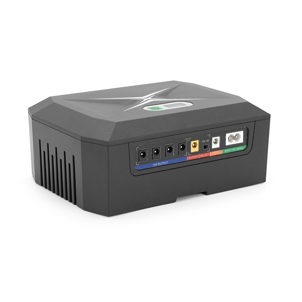 ДБЖ UPS-100W / 18 DCP-100W-17 для роутерів / комутаторів / PON, 9 / 12V*3, 17600мAh(8*2200MAh), Black, BOX