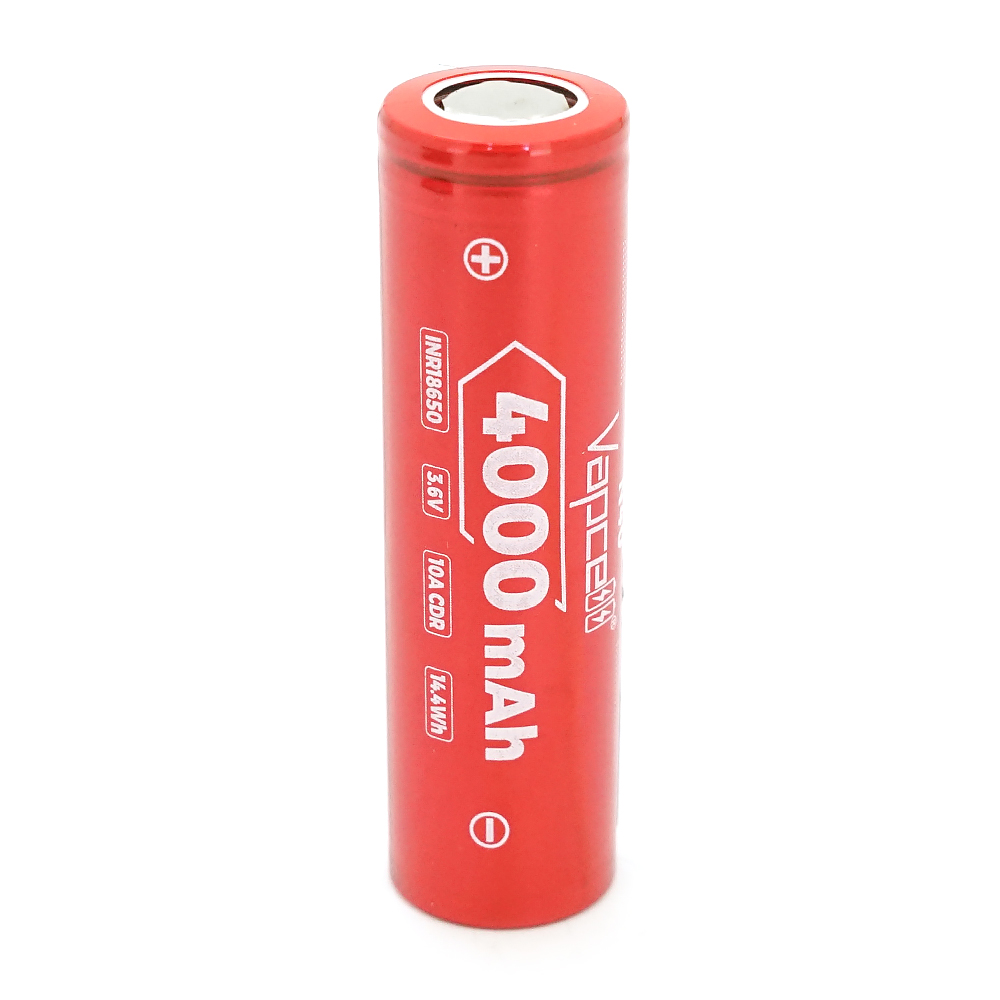 Акумулятор 18650 Li-Ion Vapcell INR18650 N40, 4000mAh, 10A, 4.2 / 3.6 / 2.5V