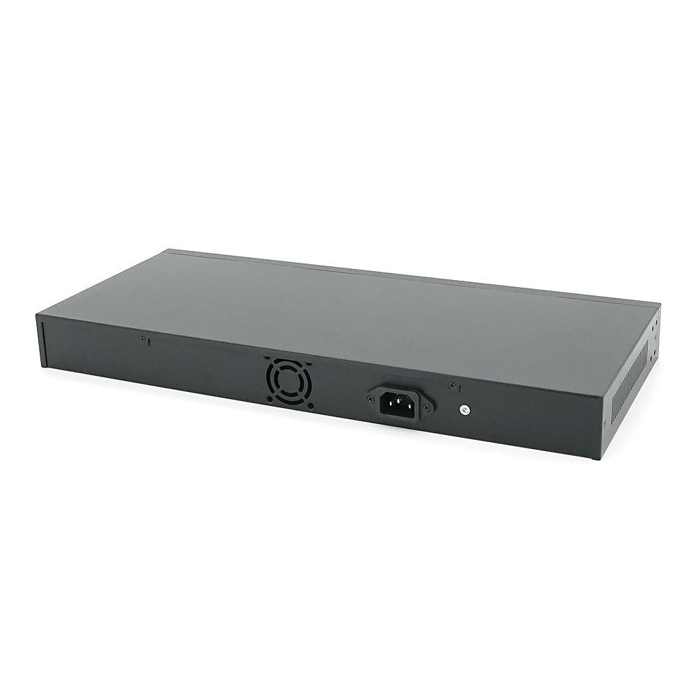 POE комутатор гігабітний Merlion 24 POE + 2 RJ45 + 2 SFP 10 / 100 / 1000 вбудований блок живлення 52V 6.15A