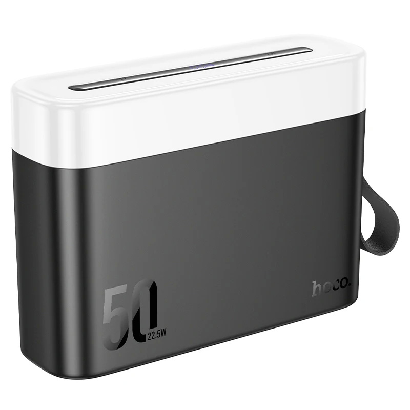 Power Bank HOCO J94A 50000mAh, 2USB+Type-C, 22.5W+PD20W, Black, 1.32kg