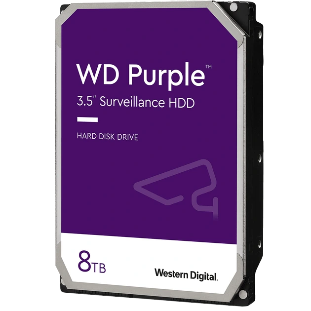 Жорсткий диск 3.5” WD85PURU-78, 8 ТБ, SATA 3, 6 Гбіт / с, кеш 256 МБ