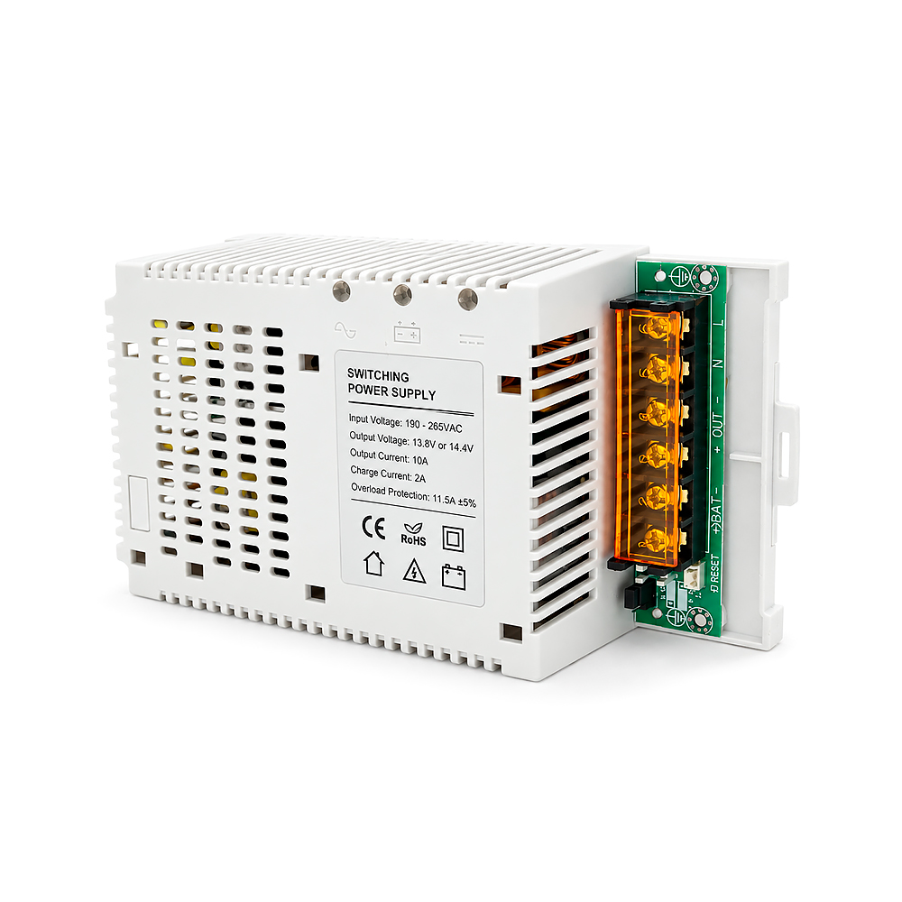 ДБЖ без боксу 12V/10A EuroPower EP-UPS-1210HCU, під акб LiFePO4/GEL/AGM -12V/17А, струм заряду - 13.8V/14,4V - 2А, 163х92х52 mm