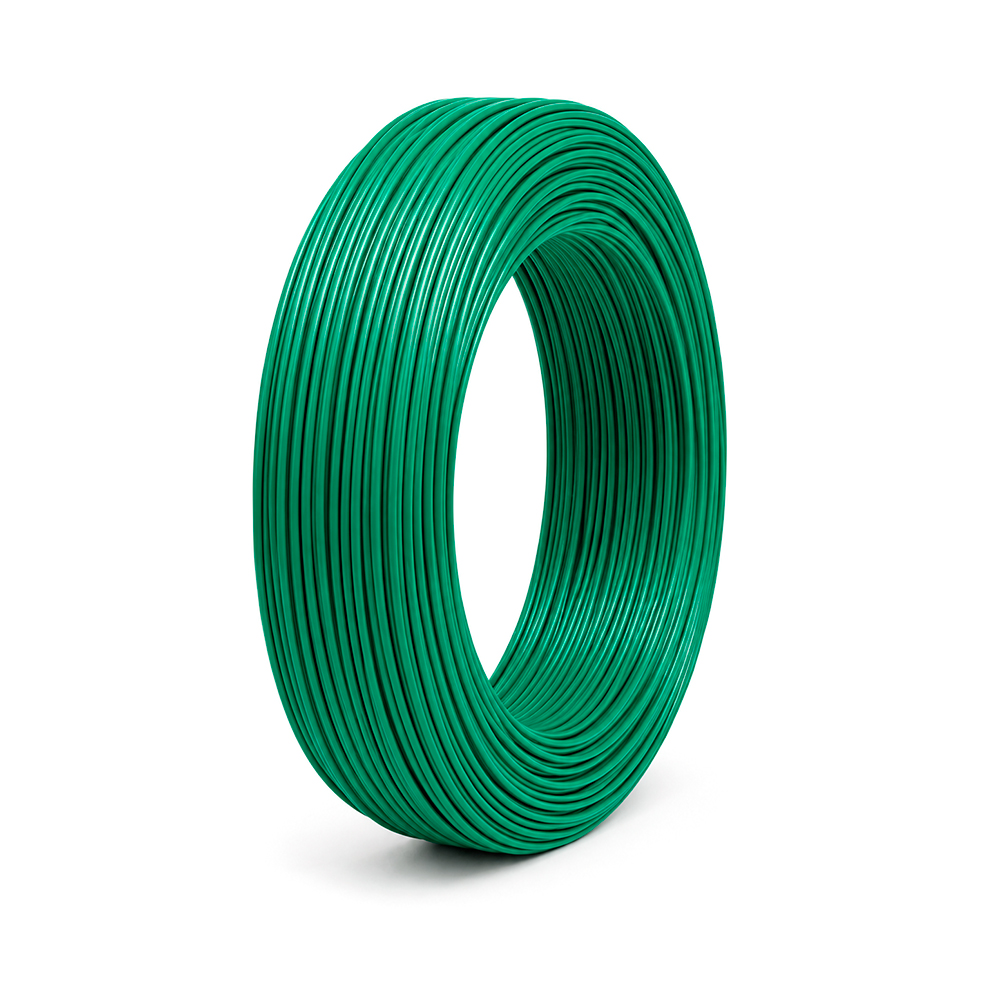 Кабель силіконовий луджений AWG 22 American Standard 22AWG/0,3квМ/600В, 400 метрів, негорючий, термостійкий, Green