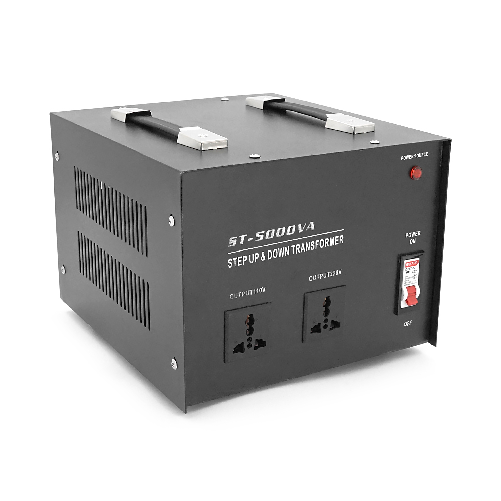 Перетворювач напруги трансформаторний універсальний ST-5000VA Input 220 V/Output 110V, Input 220 V/Output 110V+