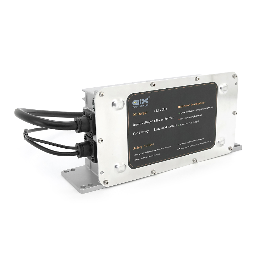 Зарядний пристрій для акумуляторів LiFePO4 36V(44,1V), 3S, 30A, 1200W, роз'єм Anderson, 281x128x80mm, 3 кг.