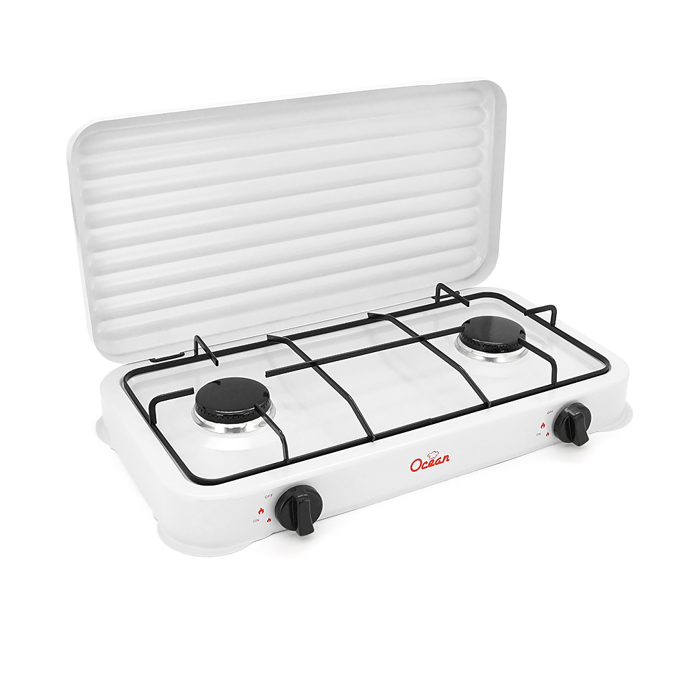 Газова плита Ocean YT-2833, 2 комфорки, White