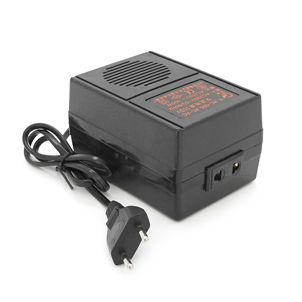Перетворювач напруги трансформаторний 300W Input 220 V / Output 110V, + універсальна розетка