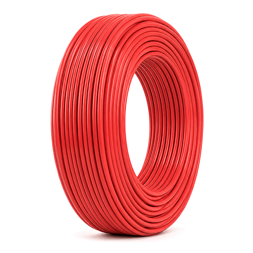 Кабель силіконовий луджений AWG 26 American Standard 26AWG/0,15квМ/600В, 400 метрів, негорючий, термостійкий, Red, ціна за бухту