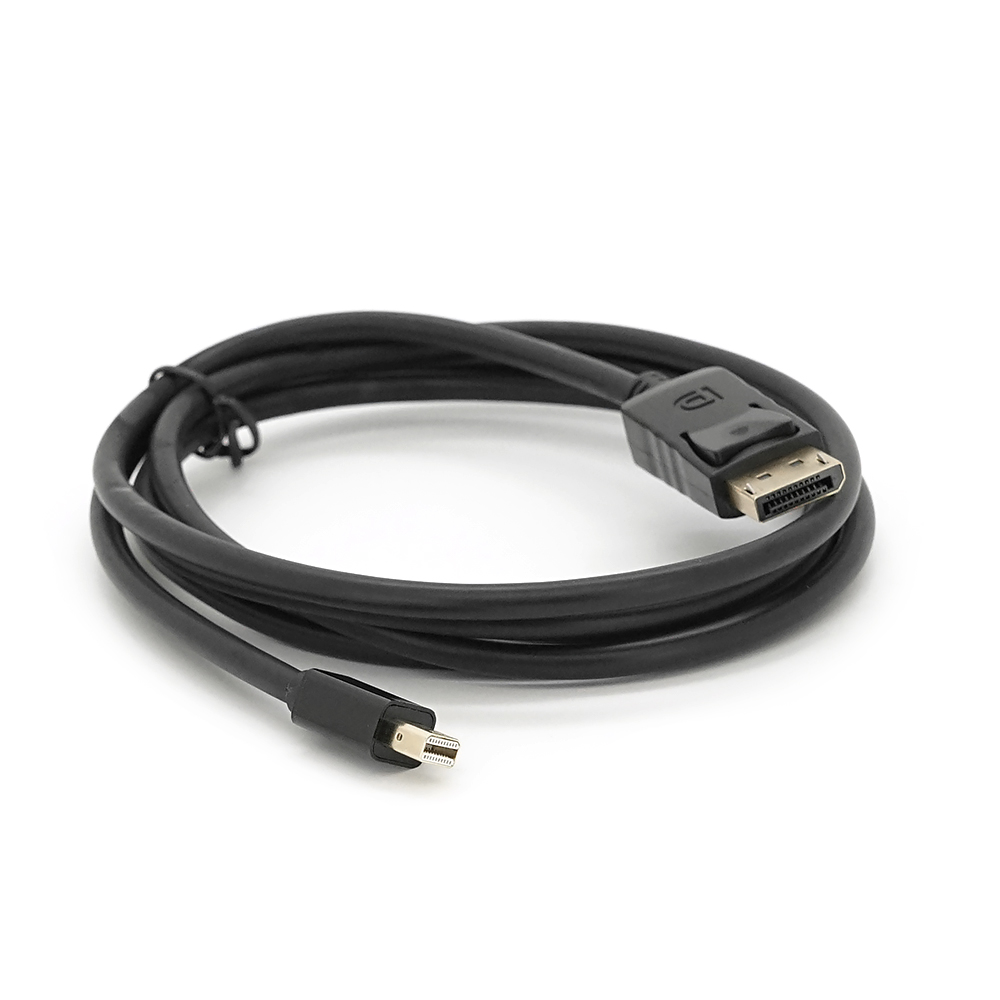 Конвертер mini Display Port (тато) на Display Port (тато) 1.8m (пакет) Black