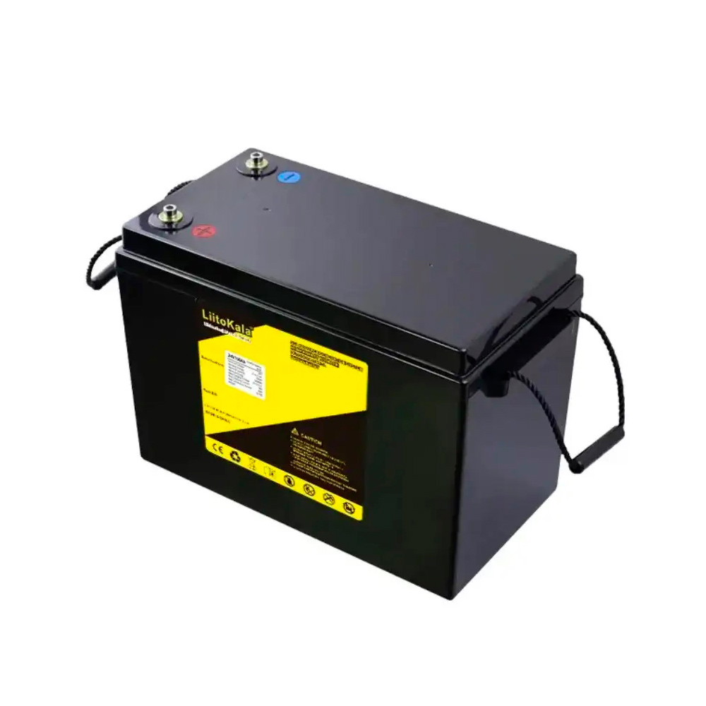 Акумуляторна батарея LiitoKala LiFePO4 24V(29,2V) 100Ah BMS(20(100) / 100A), (355*245*180mm), 16kg