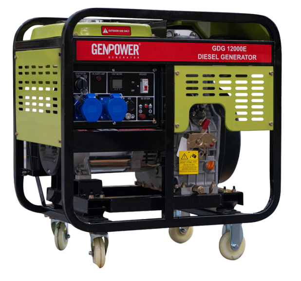 Генератор GenPower GDG 12000E / 9.6 кВт / дизель