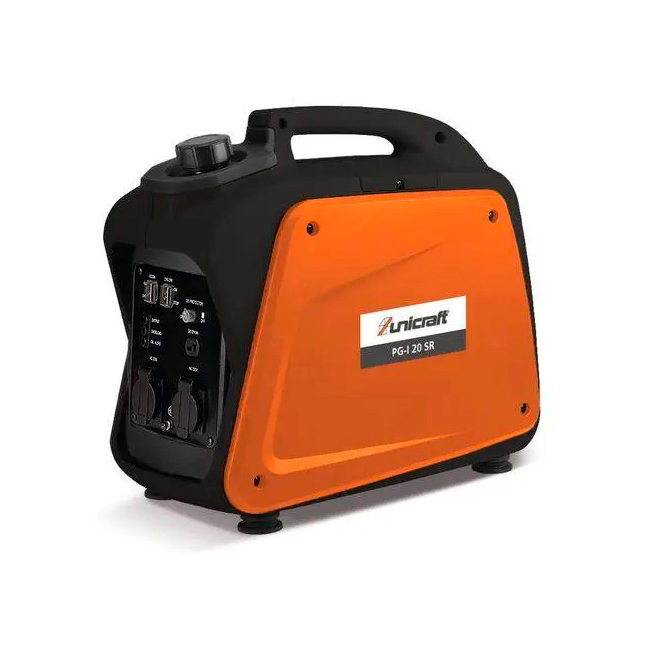 Генератор інверторний Бензиновий UNICRAFT PG-I 20 SR, 1.7kW (1.8kW), однофазний, 220V, 50Hz, об'єм 4.1л