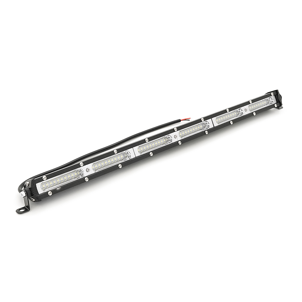 Фара протитуманна світлодіодна (LED балка) RS-180W, 60 LEDs, 12-24V, 180W, 6000K, 12000Lm, IP67, 500x60x75mm, Black