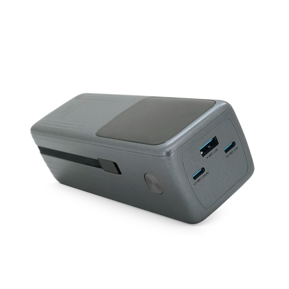 Powerbank Fulltech FP34 30000mAh, Fast charge PD140W, Li-pol, LCD Display, Вхід:Type-C, Виходи: 2xUSB Type-C, 1xUSB Type-A, USB Type-C Cable, Box — Фото 3