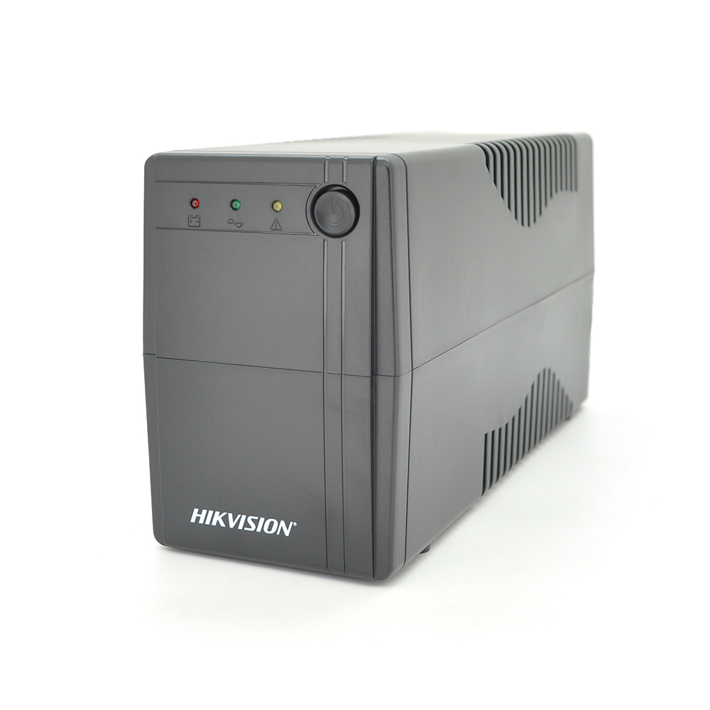 ДБЖ Hikvision DS-UPS1000, 1000ВА / 600 Вт LED, 2xUniversal socket, 1x12V / 9Ah, 5,4 кг, 274×95×139 мм
