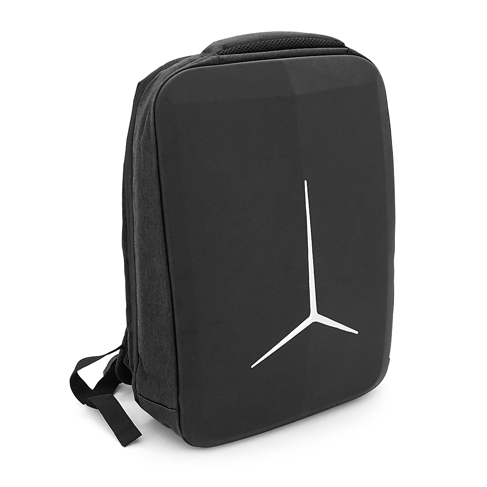 Рюкзак для ноутбука 15.6", TT-2020-2B, матеріал нейлон/полієстр/тканина оксфорд, вихід під USB-кабель, 20-35L, чорний, Q25