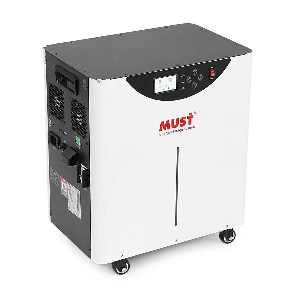Must HBP1800-2024 2000W LiFePO4 LCD, 24VDC, PV 60A MPPT, 230V ±5%, 6000 cycle 80% DOD, 25°C, 379x254x498 мм