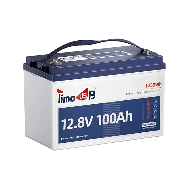 Літієвий акумулятор TimeUSB T12V100-100-TM-4-A100 / 12.8 В / 100 А⋅год / LiFePO4