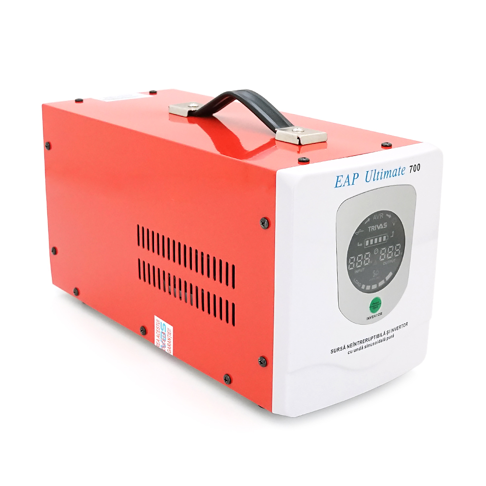 ДБЖ із правильною синусоїдою Westech EAP DUAL ULTIMATE MPS-700 (1000VA), 5 / 10 / 15 / 20А, під зовнішню АКБ 12В (AGM / GEL / LFP), 337х146х170мм