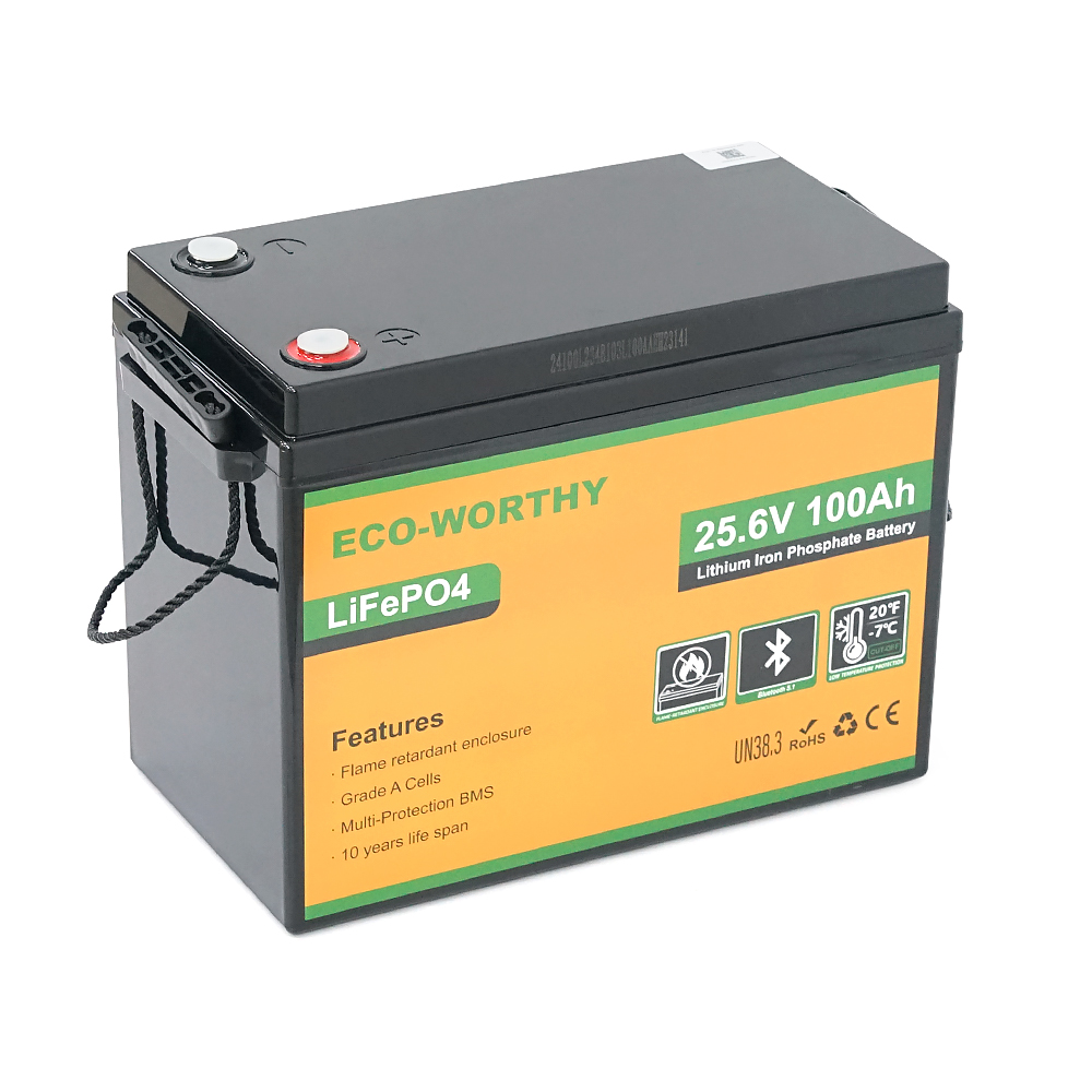 Літієвий акумулятор Eco-Worthy 251002 / 25.6 В / 100 А⋅год / LiFePO4