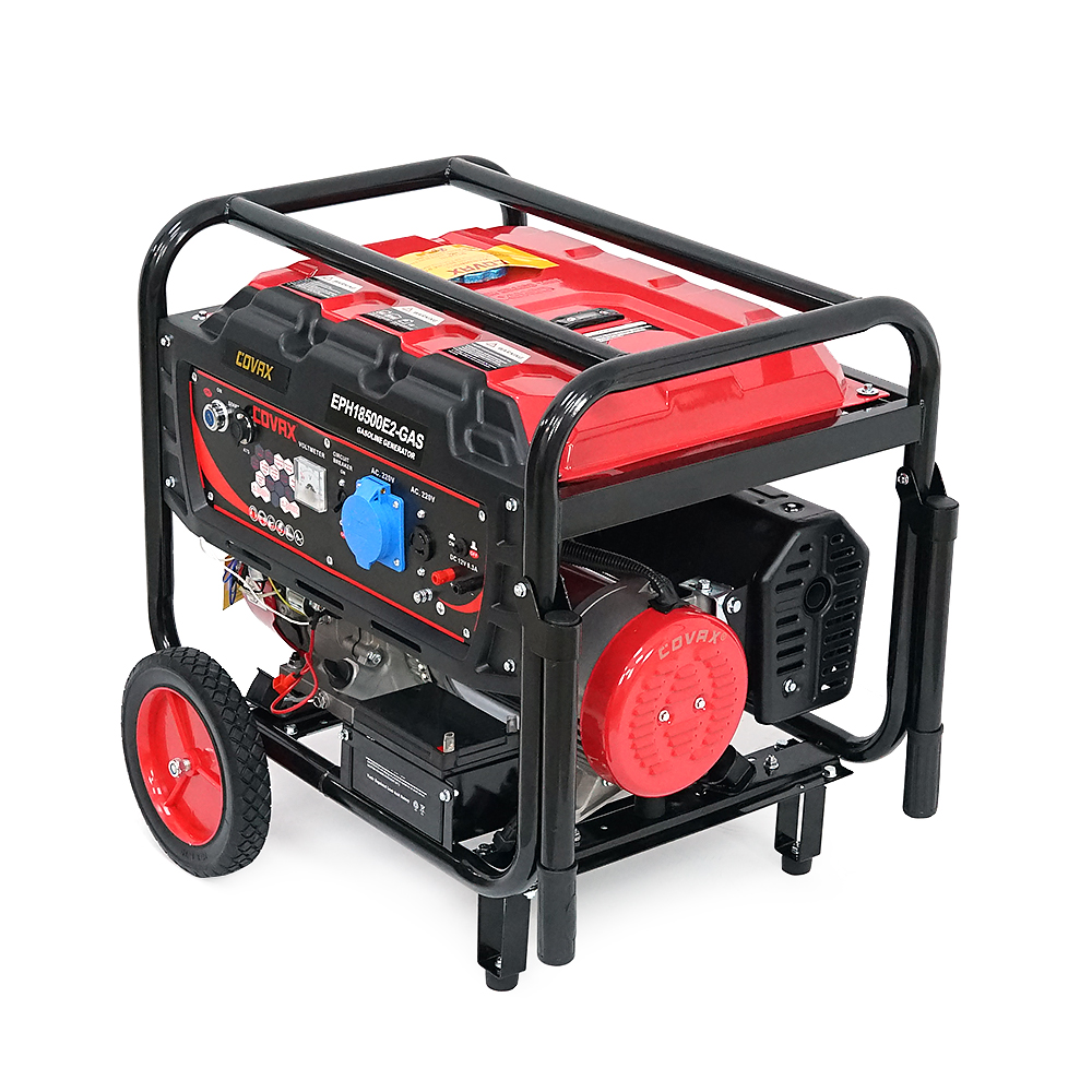 Генератор COVAX EPH18500E2-GAS / 9 кВт / бензин / газ