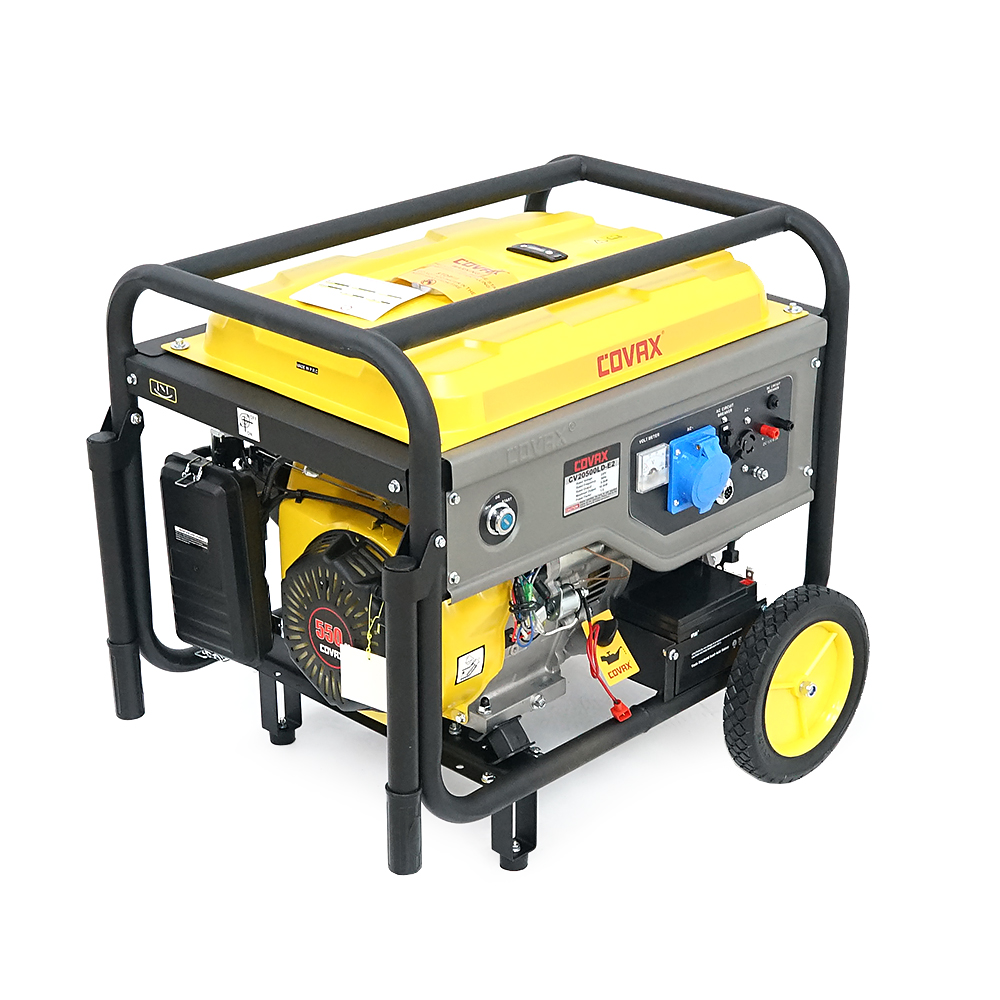 Генератор COVAX CV20500LD-E2 / 9.5 кВт / бензин