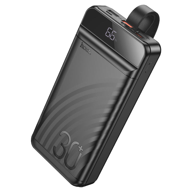 Power Bank HOCO J123B 30000mAh, 22.5W, Black, 0.470kg