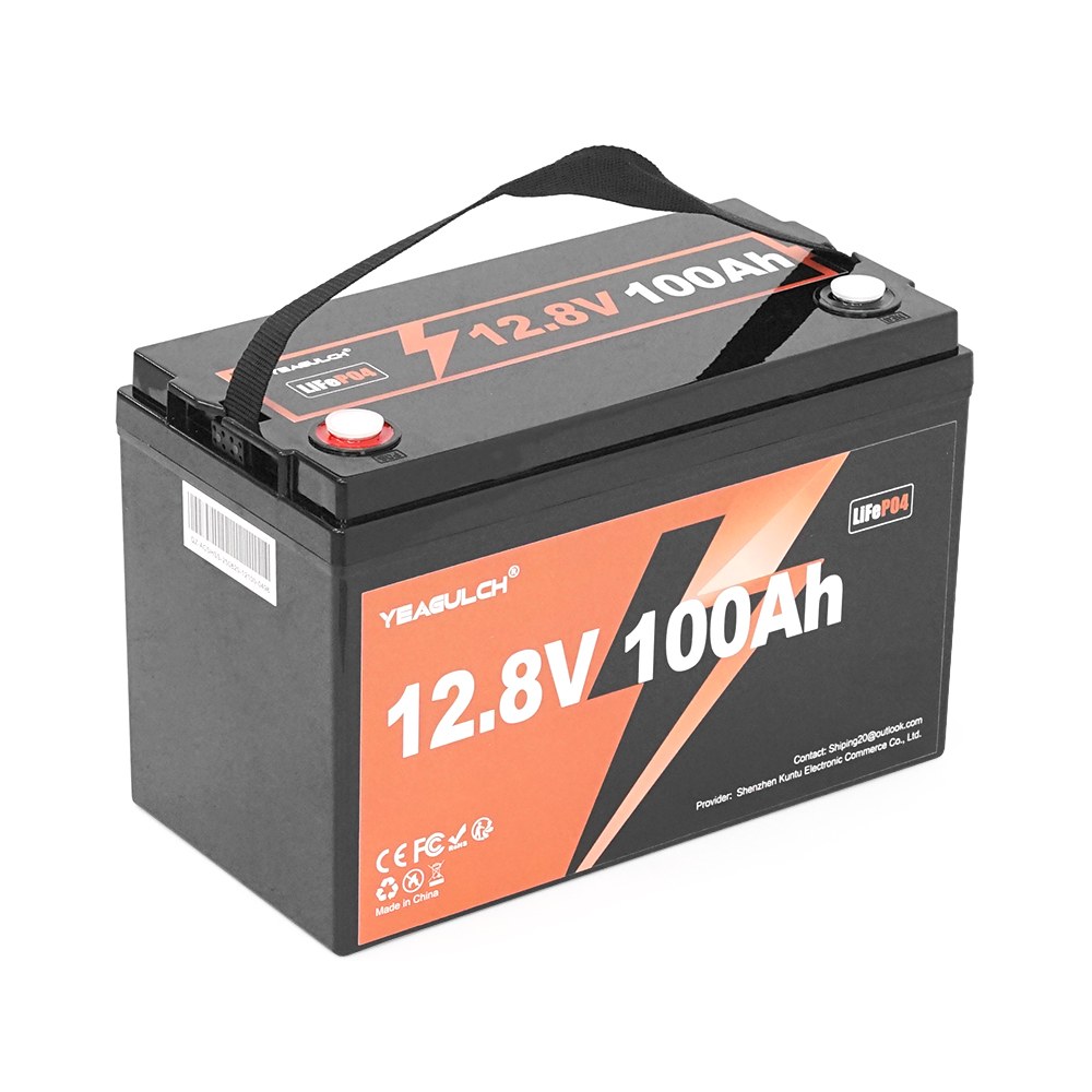Літієвий акумулятор YEAGULCH 12,8V/100Ah / 12.8 В / 100 А⋅год / LiFePO4