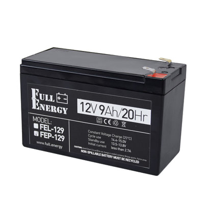 Акумуляторна батарея Full Energy AGM FEP-129, 12V / 9 Ah, 151х65х98, 2,5 кг