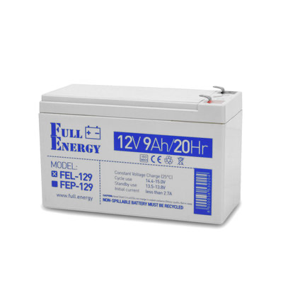 Акумуляторна батарея Full Energy GEL FEL-129, 12V / 9 Ah, 151х65х94, 2,4 кг
