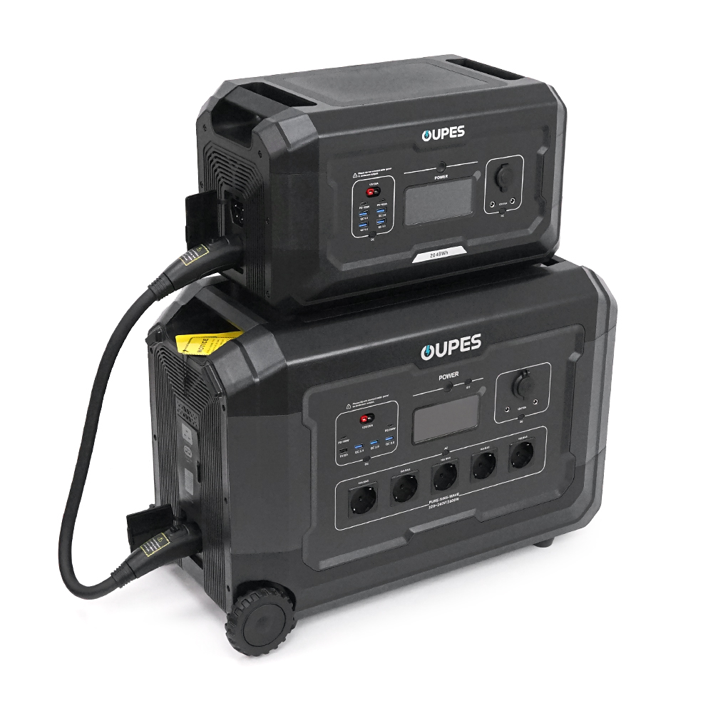 Зарядна станція OUPES S3+S2 / 3600 Вт / 5120 Вт⋅год / LiFePO4