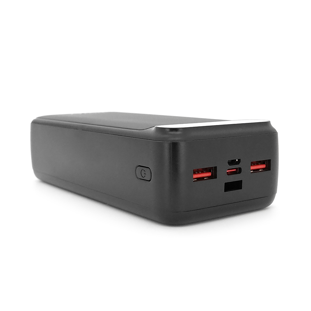 Power Bank WOYAX WY-30F 30000mAh, 22.5W, Black, 0.580kg, Box — Фото 4