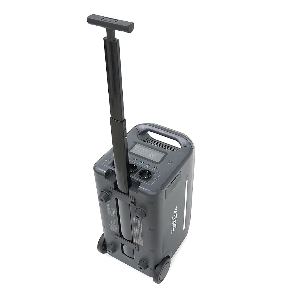 Портативна зарядна станція V-TAC 3000W-EU, 3000W/2560Wh LiFePO₄, MPPT 2x800W max, 2xDC5521-12V-3A, Anderson-12V-30A, CarPort-12V-10A, 3xAC2 2xUSB-C-140W, Wi-Fi, charge 1.6 h, 303*343*536 мм, 34kg — Фото 4