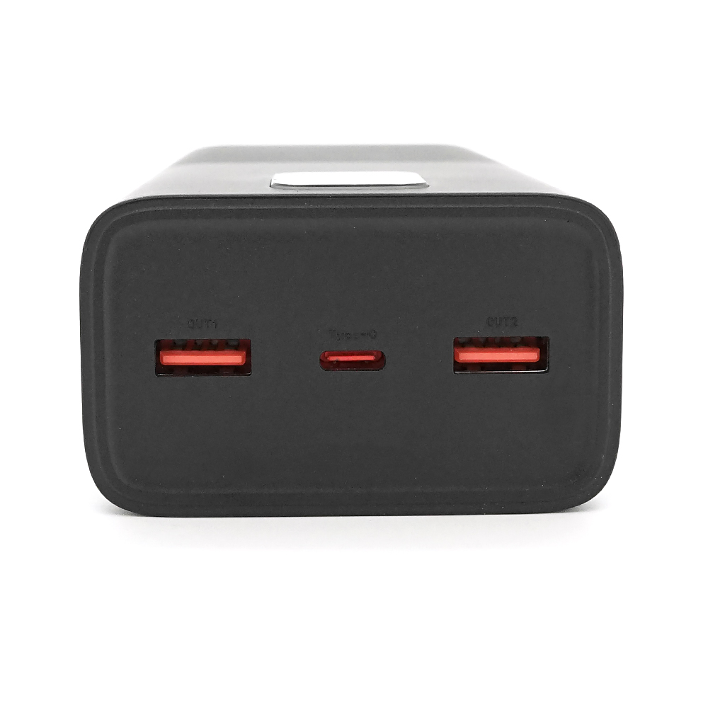 Power Bank FONENG P55 30000mAh, 2*USB+Tepe-C, Black, 0.580kg, Box — Фото 5