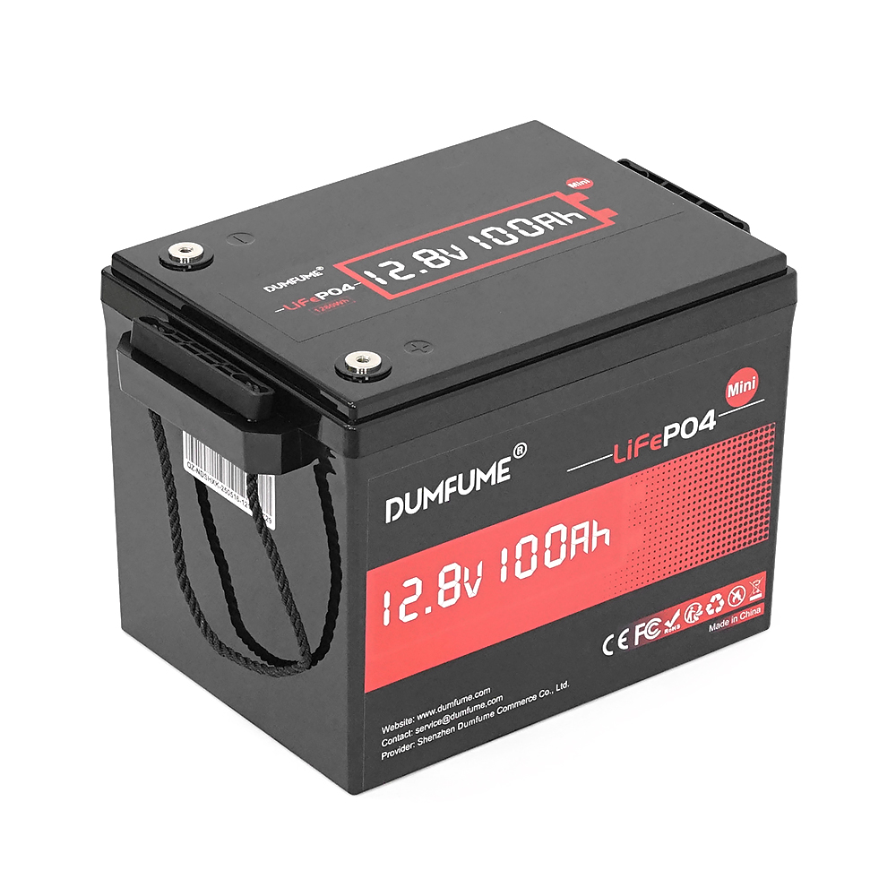Літієвий акумулятор WattCycle Dum-12,8V/100Ah-MINI MAX / 12.8 В / 100 А⋅год / LiFePO4